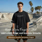 Herren Urban Style Loose Fit T-Shirt – Premium Baumwollmix, Lässiger Oversize-Schnitt & Grafikdruck