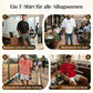 Herren Urban Style Loose Fit T-Shirt – Premium Baumwollmix, Lässiger Oversize-Schnitt & Grafikdruck
