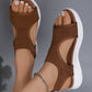 🌺Bequeme atmungsaktive flache Sandalen mit offener Zehe für Damen im Sommer
