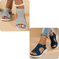 🌺Bequeme atmungsaktive flache Sandalen mit offener Zehe für Damen im Sommer