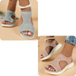 🌺Bequeme atmungsaktive flache Sandalen mit offener Zehe für Damen im Sommer
