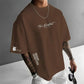 Herren Urban Style Loose Fit T-Shirt – Premium Baumwollmix, Lässiger Oversize-Schnitt & Grafikdruck