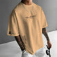 Herren Urban Style Loose Fit T-Shirt – Premium Baumwollmix, Lässiger Oversize-Schnitt & Grafikdruck