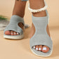 🌺Bequeme atmungsaktive flache Sandalen mit offener Zehe für Damen im Sommer