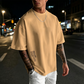 Herren Urban Style Loose Fit T-Shirt – Premium Baumwollmix, Lässiger Oversize-Schnitt & Grafikdruck