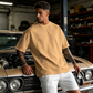 Herren Urban Style Loose Fit T-Shirt – Premium Baumwollmix, Lässiger Oversize-Schnitt & Grafikdruck